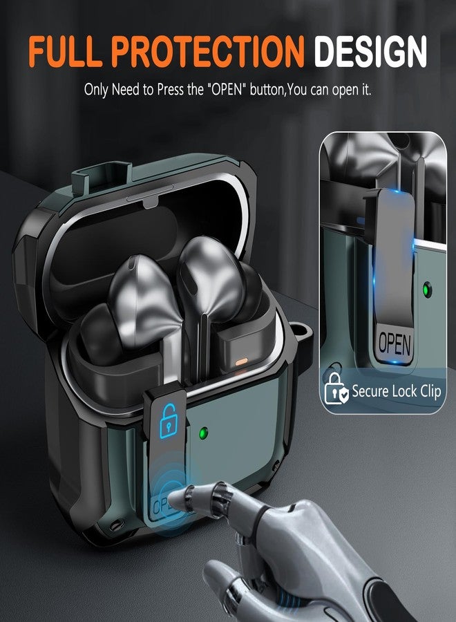 Polislime Compatible with Samsung Galaxy Buds3 FE (2025) / Buds3 Pro (2024) / Buds 3 Case (2024) with Secure Lock Clip & Cleaning kit - Image 3